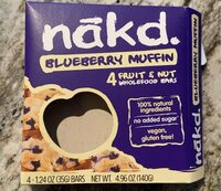 Blueberry Muffin Fruit & Nut Wholefood Bars