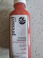 Probiotic Lemonade Strawberry Basil