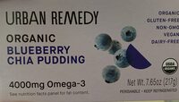 Organic Blueberry Chia Pudding