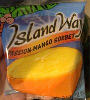 Island way passion-mango sorbet