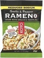Reduced Sodium Garlic & Pepper Ramen