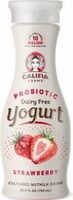 Strawberry probiotic dairy free yogurt drink
