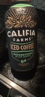 Iced Coffee Unsweetened Black Coffee