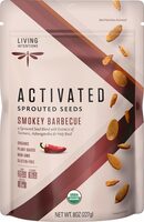 Organic sprouted sunflower seeds smokey barbeque