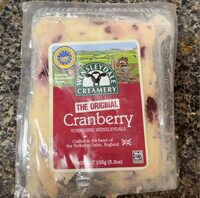 Yorkshire wensleydale cheese with cranberries