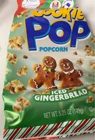 Iced Gingerbread Cookie Pop Popcorn