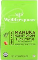 Organic Manuka Honey Drops Eucalyptus with Bee Propolis