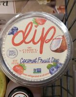 Coconut fruit dip