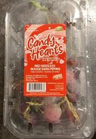 Candy Hearts Red Seedless Grapes