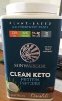 Sunwarrior clean keto protein peptides