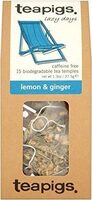 Lemon and ginger tea
