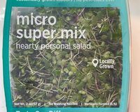Micro super mix hearty personal salad