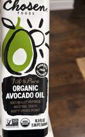 Organic avocado oil