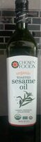 Organic toasted sesame oil