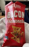 Bacon habanero flavored tortilla chips