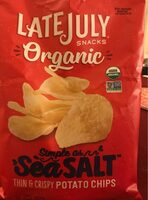 Late July Snacks Sea Salt thin & crispy potato chips