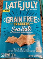 Grain free crackers sea salt