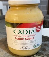 Organic Unsweetened Apple Sauce
