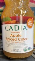 Organic Apple Spiced Cider