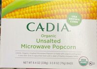 Organic Unsalted Microwave Popcorn