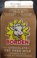 Chocolate fat free milk