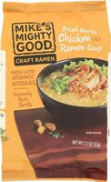 Fried Garlic Chicken Ramen Soup