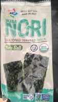 Kim Nori Seasoned Seaweed Snack Sea Salt