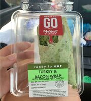 Giant Eagle Turkey & Bacon Wrap with tomato pesto aioli