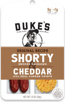 Duke's original recipe shorty smoked sausages