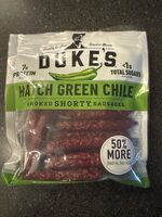 Hatch green chile smoked sausages