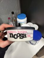 Strawberry banana yoghurt
