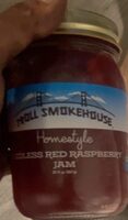 Seedless red raspberry jam