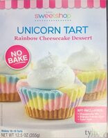 Unicorn Tart Rainbow Cheesecake dessert