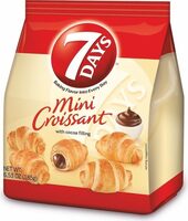 Mini croissant chocolate filling