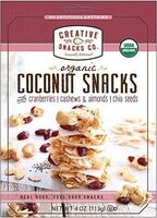 Coconut cranberry nut snack