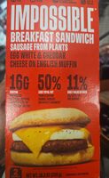 Breakfast Sandwich W/ Sausage From Plants