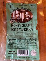 Honey glazed beef jerky