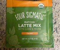 Matcha latte mix with lion’s mane