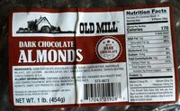 Dark Chocolate Almonds, Dark Chocolate
