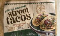 Pollo Con Chile Verde Street Tacos