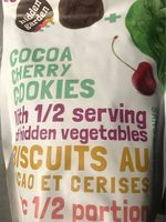 Cocoa Cherry Spinach Cookies - Gluten Free
