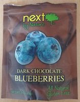 Blueberries dark chocolate