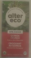 60% Cacao Quinoa Crunch Organic Dark Chocolate