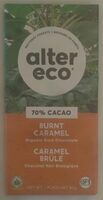 BURNT CARAMEL Organic Dark Chocolate