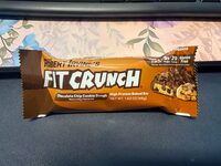 FIT CRUNCH Chocolate Chip Cookie Dough High Protein Baked Bar