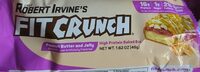 Robert Irvine's Fit Crunch Peanut Butter and Jelly High Protein Baked Bar