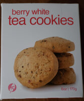 Berry white tea cookies