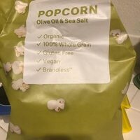Organic olive oil & sea salt popcorn
