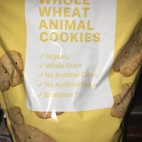 Whole wheat animal cookies