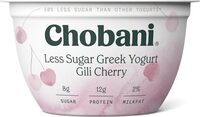 Less Sugar Greek Yogurt Gili Cherry